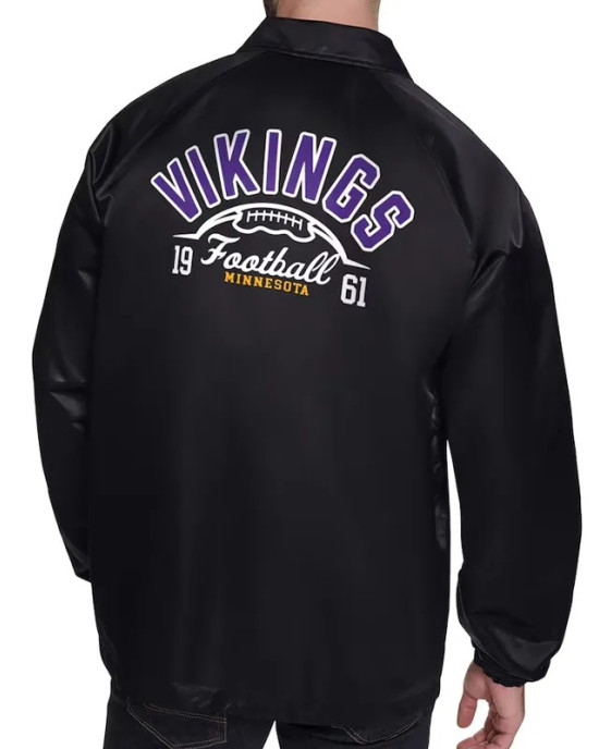 Minnesota Vikings Retro Logo Coaches Jacket Minnesota Vikings Retro Logo Coaches Jacket