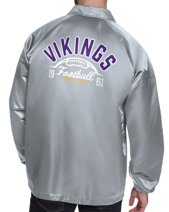 Minnesota Vikings Retro Logo Coaches Jacket Minnesota Vikings Retro Logo Coaches Jacket
