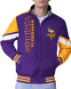 Minnesota Vikings Strong Arm Purple Full-Zip Jacket Minnesota Vikings Strong Arm Purple Full-Zip Jacket