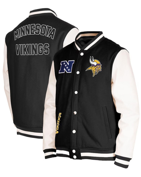Minnesota Vikings Third Down Varsity Jacket Minnesota Vikings Third Down Varsity Jacket