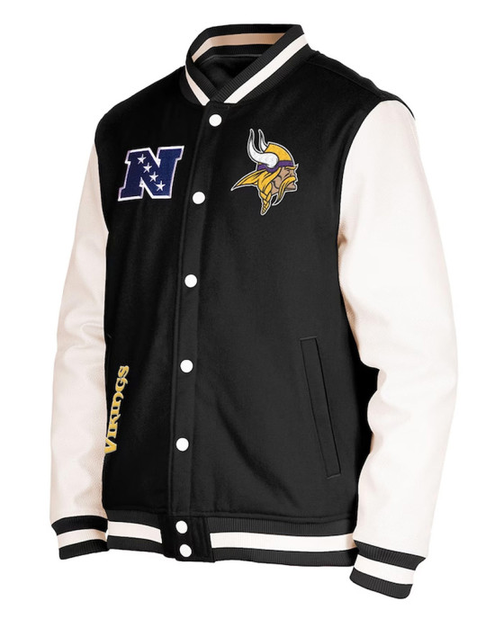 Minnesota Vikings Third Down Varsity Jacket Minnesota Vikings Third Down Varsity Jacket