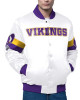 Minnesota Vikings Triple Option Varsity Satin Jacket