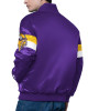 Minnesota Vikings Triple Option Varsity Satin Jacket