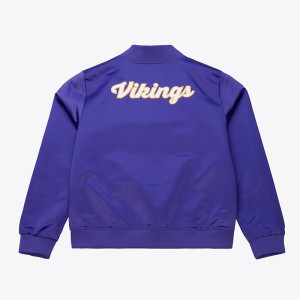 Minnesota Vikings Vintage Purple Satin Jacket