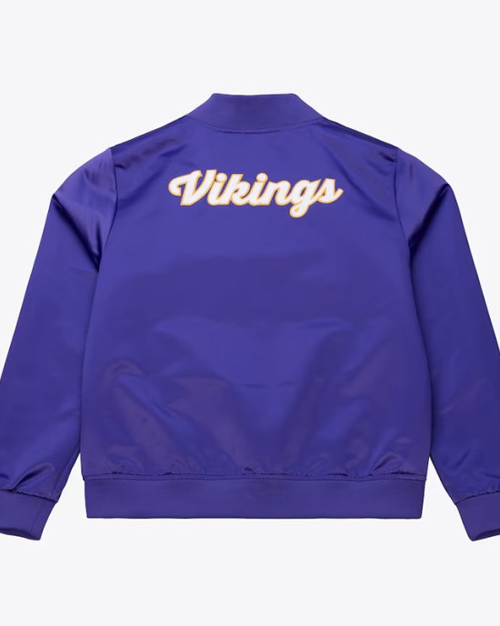 Minnesota Vikings Vintage Purple Satin Jacket