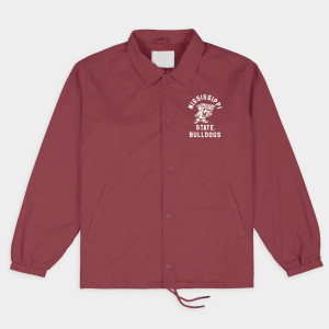 Mississippi State Bulldogs Vintage Logo Coaches Jacket