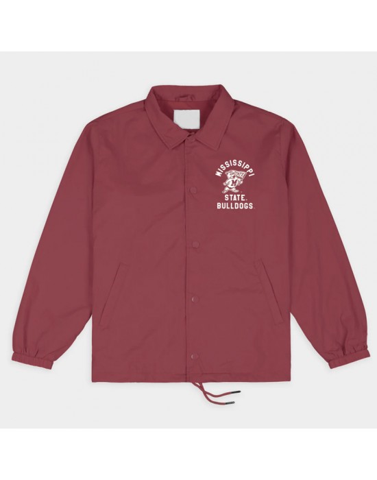 Mississippi State Bulldogs Vintage Logo Coaches Jacket