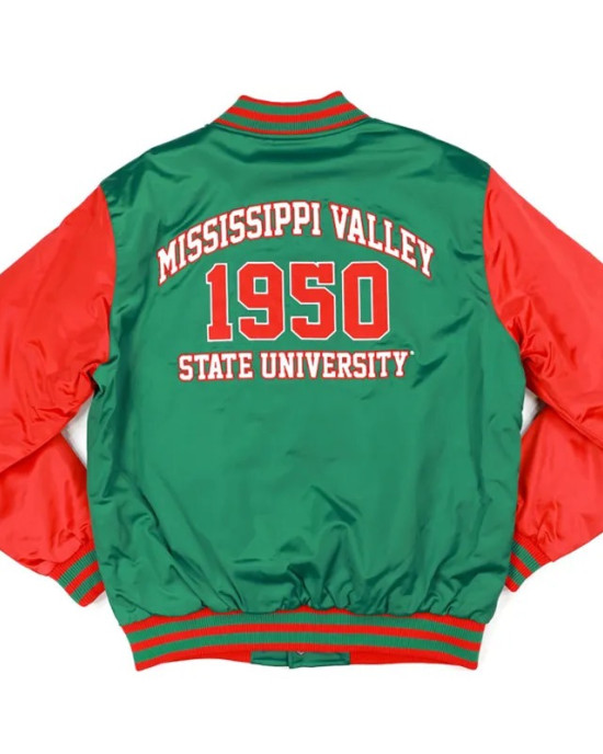 Mississippi Valley State Green and Red Jacket Mississippi Valley State Green and Red Jacket