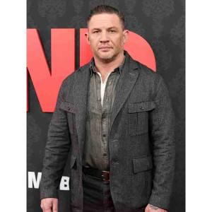 MobLand Tom Hardy Grey Wool Jacket