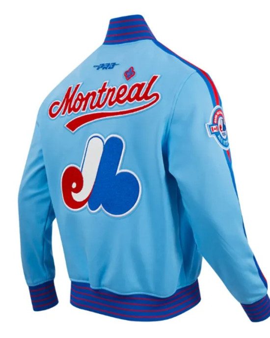 Montreal Expos Logo Game Day Uni Blue Jacket