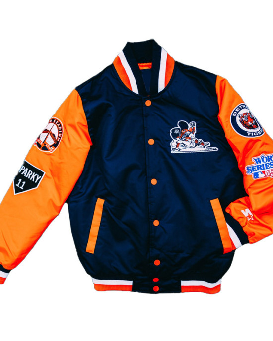 Mopkins Detroit Tigers 1984 World Series Champions Jacket