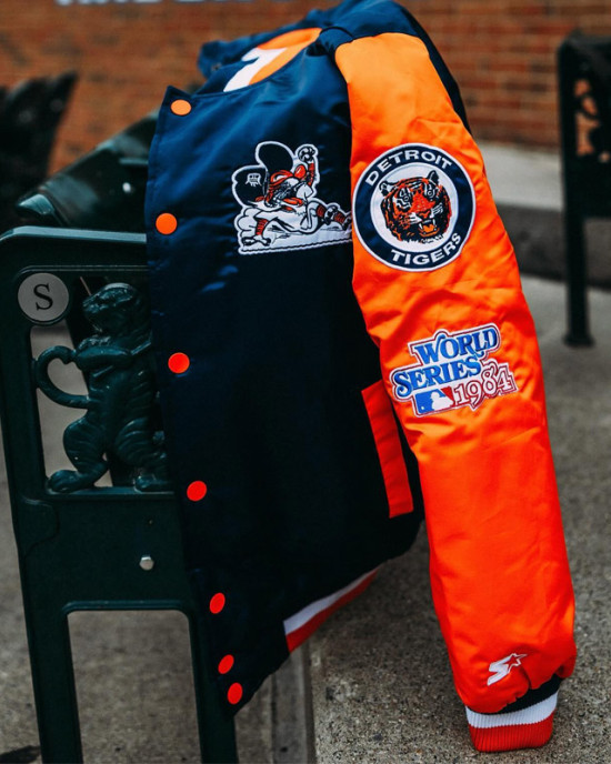 Mopkins Detroit Tigers 1984 World Series Champions Jacket