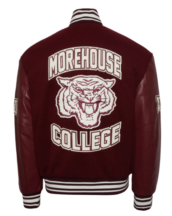 Morehouse College Maroon Varsity Jacket