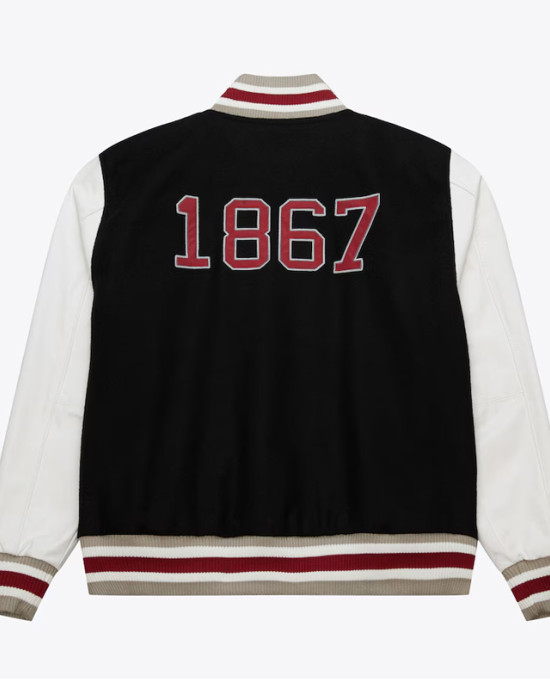 Morehouse Maroon Tigers Homecoming Black Varsity Jacket Morehouse Maroon Tigers Homecoming Black Varsity Jacket