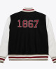 Morehouse Maroon Tigers Homecoming Black Varsity Jacket Morehouse Maroon Tigers Homecoming Black Varsity Jacket
