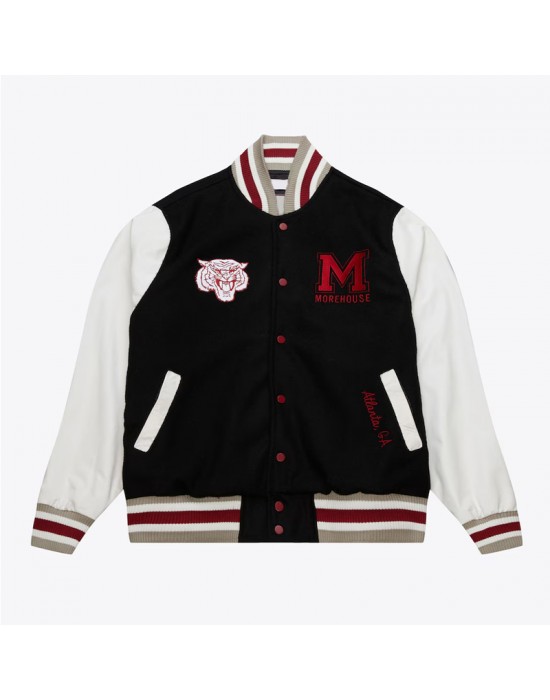 Morehouse Maroon Tigers Homecoming Black Varsity Jacket