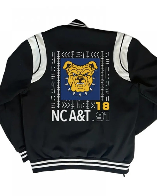 Mudcloth North Carolina A&T Aggie Varsity Jacket
