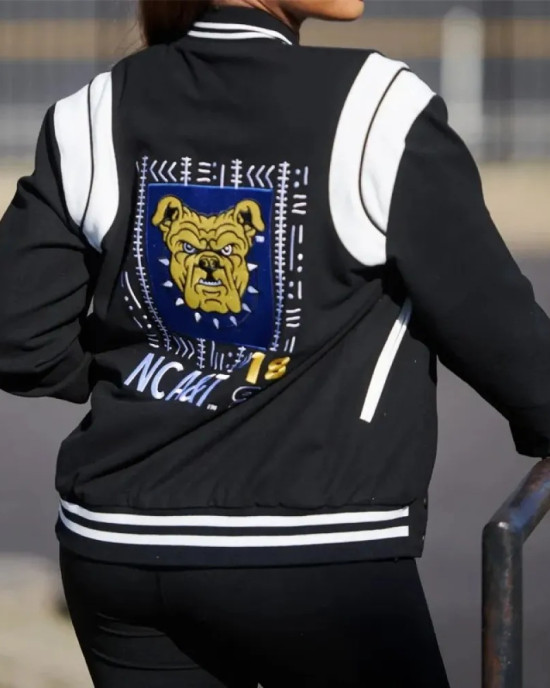 Mudcloth North Carolina A&T Aggie Varsity Jacket