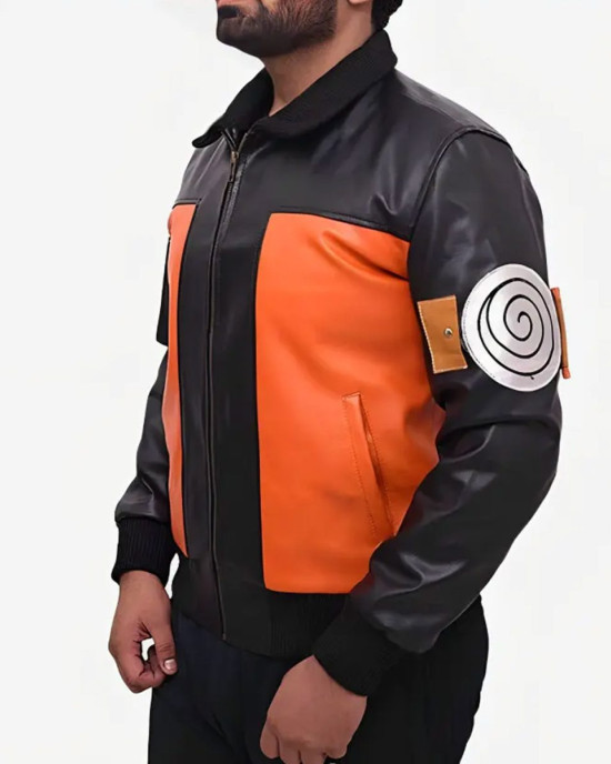 Naruto Shippuden Uzumaki Leather Jacket Naruto Shippuden Uzumaki Leather Jacket