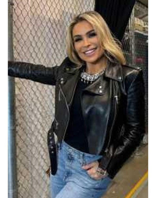 Nattie Neidhart WWE Raw Leather Jacket Nattie Neidhart WWE Raw Leather Jacket