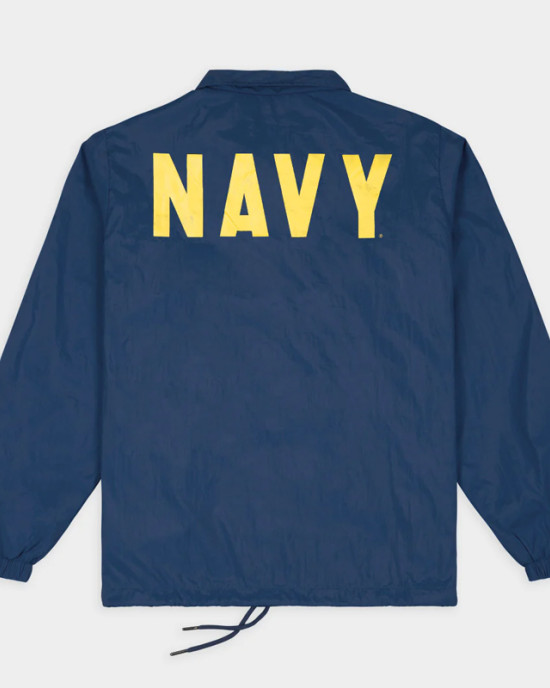 Navy Midshipmen 1985 Logo Coaches Jacket Navy Midshipmen 1985 Logo Coaches Jacket