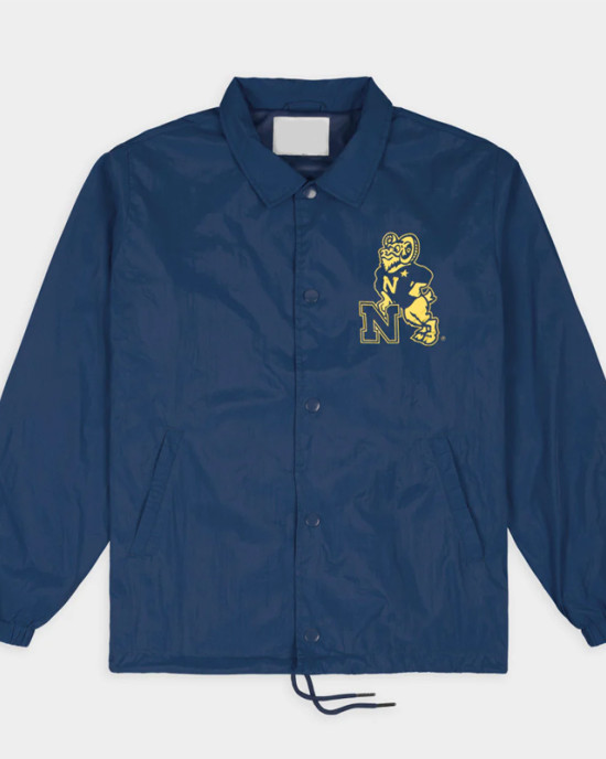 Navy Midshipmen 1985 Logo Coaches Jacket Navy Midshipmen 1985 Logo Coaches Jacket
