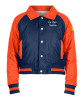 Navy/Orange Las Vegas Aviators Chenille Back Button-Up Jacket