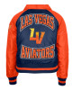 Navy/Orange Las Vegas Aviators Chenille Back Button-Up Jacket