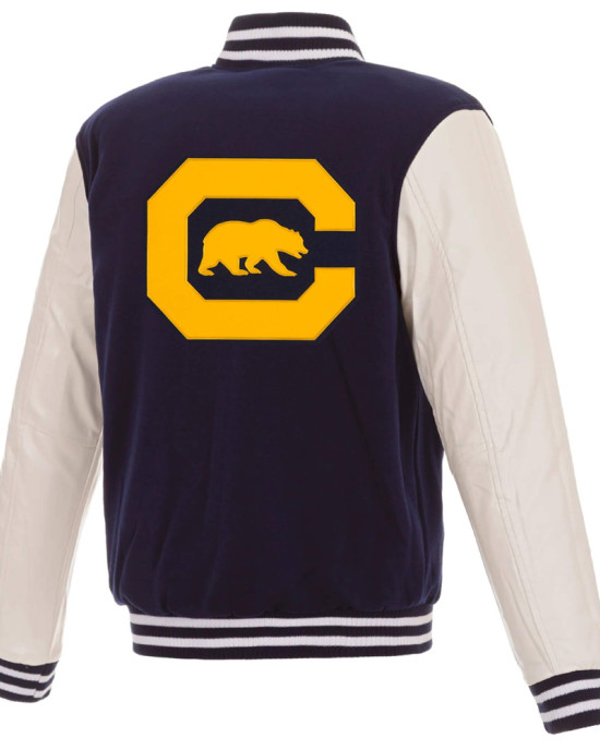 Navy/White California Golden Bears Varsity Jacket Navy/White California Golden Bears Varsity Jacket