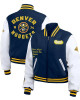 Navy/White Denver Nuggets Varsity Full-Zip Jacket Navy/White Denver Nuggets Varsity Full-Zip Jacket