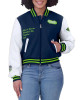 Navy/White Minnesota Timberwolves Varsity Full-Zip Jacket Navy/White Minnesota Timberwolves Varsity Full-Zip Jacket