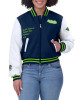 Navy/White Seattle Seahawks Varsity Full-Zip Jacket Navy/White Seattle Seahawks Varsity Full-Zip Jacket