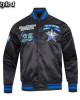 NBA All Star 2025 Classic Full-Snap Satin Eggshell/Black Jacket NBA All Star 2025 Classic Full-Snap Satin Eggshell/Black Jacket