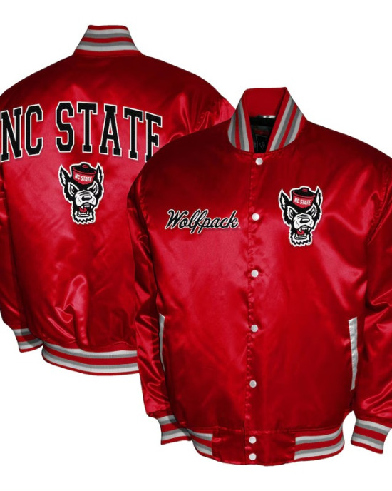 NC State Wolfpack Club Satin Jacket