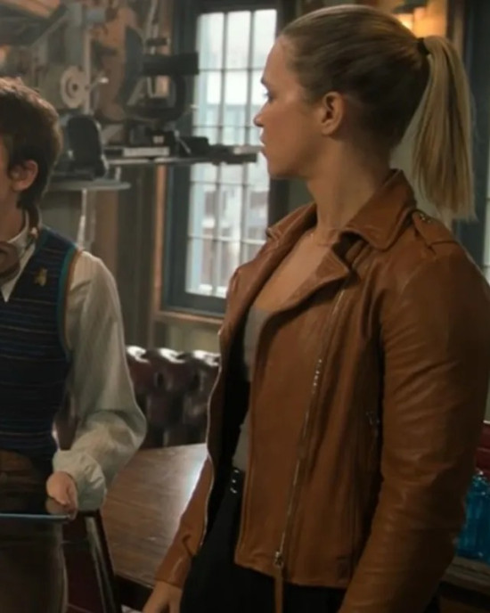 NCIS Sydney Tuuli Narkle Leather Jacket NCIS Sydney Tuuli Narkle Leather Jacket