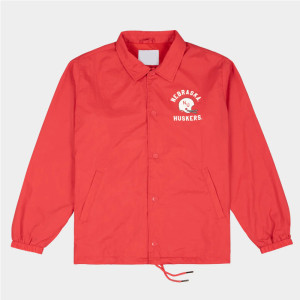 Nebraska Cornhuskers Football Helmet Coaches Jacket