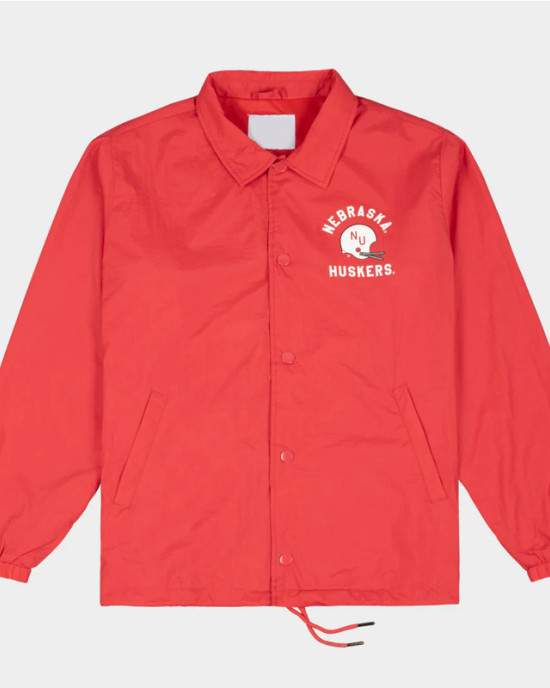 Nebraska Cornhuskers Football Helmet Coaches Jacket Nebraska Cornhuskers Football Helmet Coaches Jacket