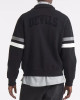New Jersey Devils Black Striped Fleece Jacket New Jersey Devils Black Striped Fleece Jacket