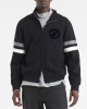 New Jersey Devils Black Striped Fleece Jacket New Jersey Devils Black Striped Fleece Jacket