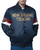New Orleans Pelicans Triple Option Varsity Satin Jacket