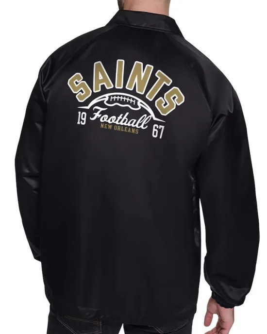 New Orleans Saints Retro Logo Coaches Jacket New Orleans Saints Retro Logo Coaches Jacket