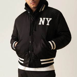 New York Black Yankees Varsity Satin Jacket