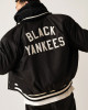 New York Black Yankees Varsity Satin Jacket