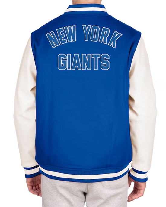 New York Giants Third Down Varsity Jacket New York Giants Third Down Varsity Jacket