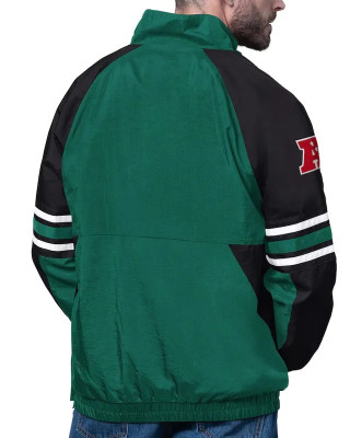 New York Jets Prospect Green Half-Zip Pullover Jacket