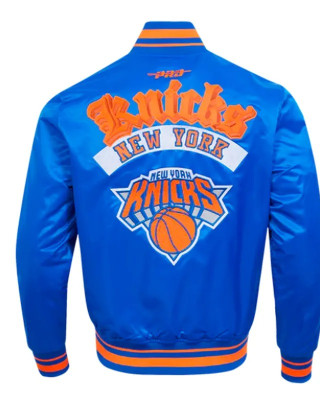 New York Knicks Best of Classic Rib Satin Jacket