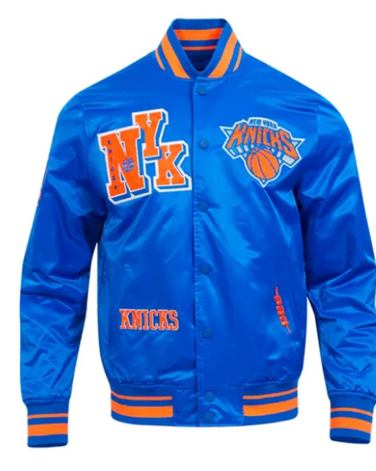 New York Knicks Best of Classic Rib Satin Jacket