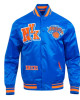 New York Knicks Best of Classic Rib Satin Jacket