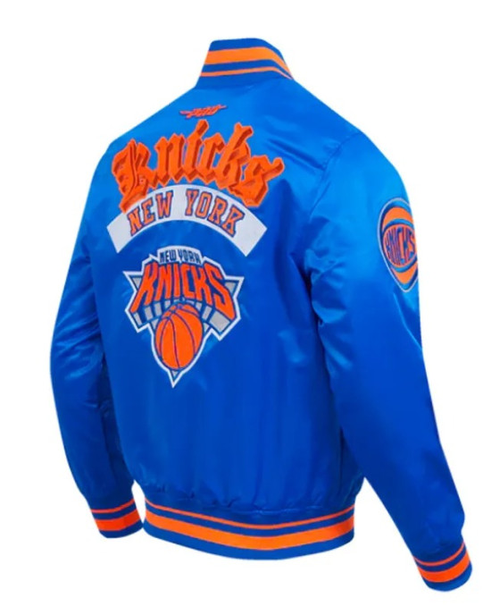 New York Knicks Best of Classic Rib Satin Jacket
