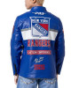 New York Rangers Blue Men's Moto Jacket
